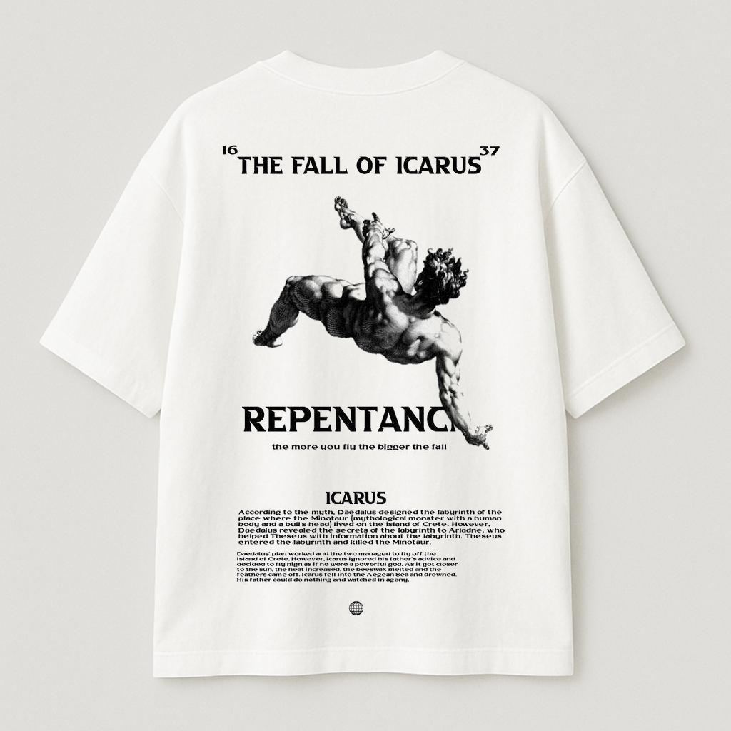 Icarus — The Fall Oversized tee